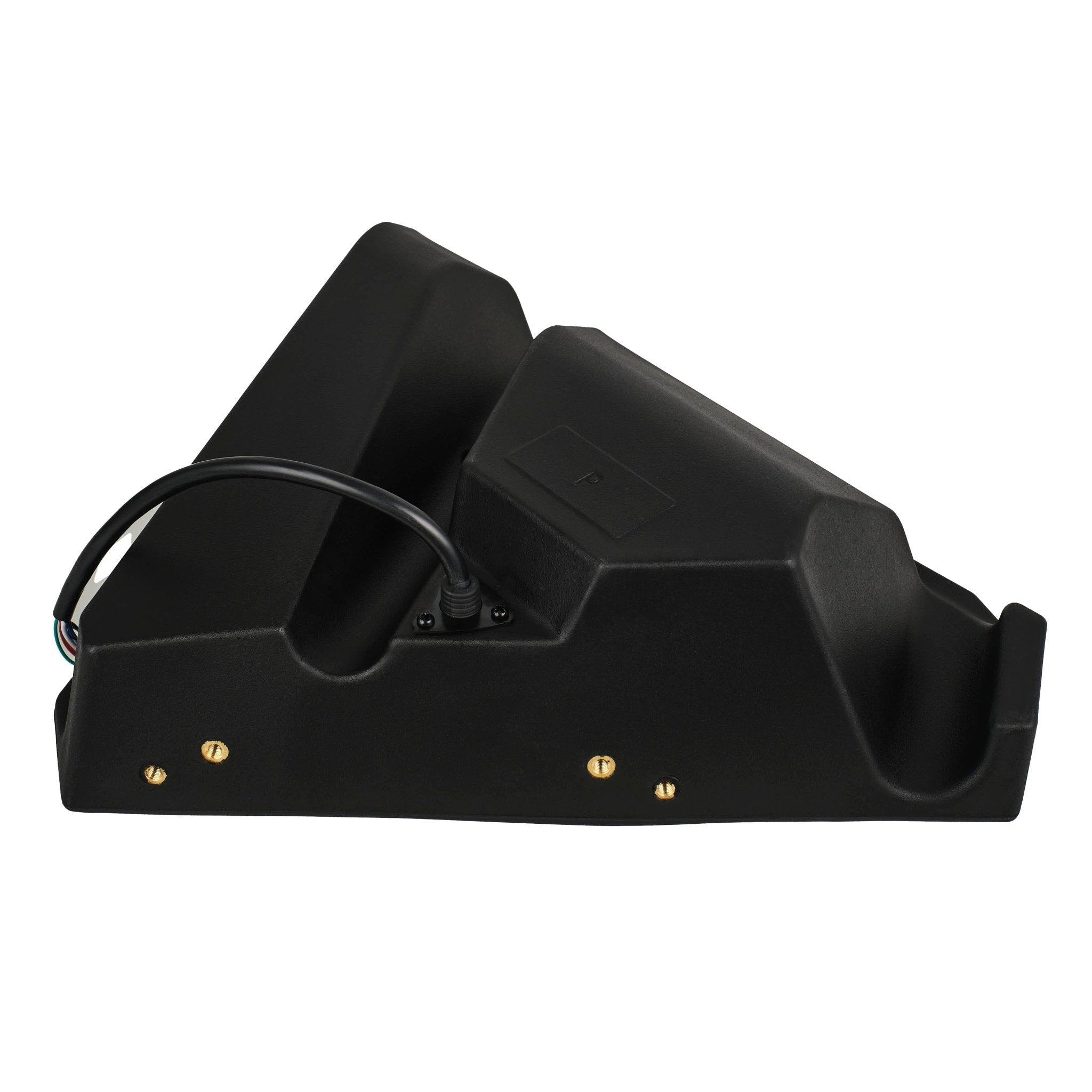 Polaris Slingshot Front Kick Empty Panel Pods With Digital LED Lights fits 2 x 6.5" Speakers and 2 x 3.8" Bullet Tweeters |
