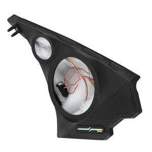Polaris Slingshot Front Kick Panel Speaker Pods – Empty Enclosure for 8" Speakers and 3.8" Tweeters | 2020 - Current - DS18