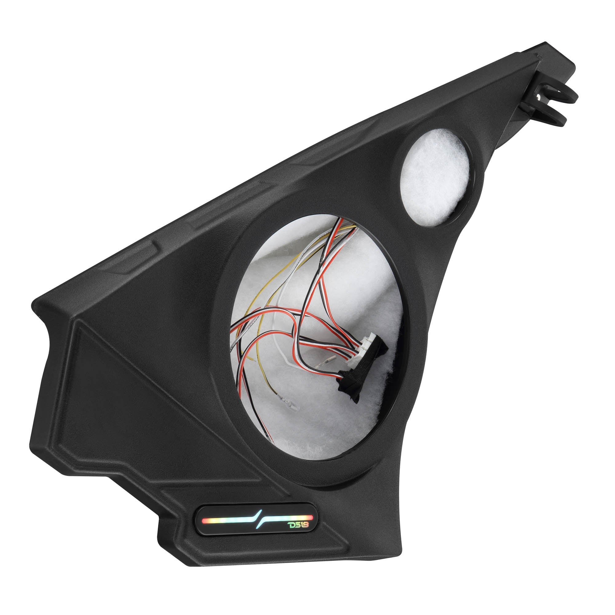 Polaris Slingshot Front Kick Panel Speaker Pods – Empty Enclosure for 8" Speakers and 3.8" Tweeters | 2020 - Current - DS18