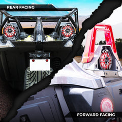 Polaris Slingshot Headrest 4 x 6.5" Enclosure With 4 x NXL-6/BK | 2015 - Current - DS18