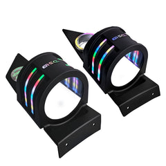 Polaris Slingshot Headrest Empty Enclosure With Digital LED Lights fits 4 x 6.5" Speakers | 2015 - Current - DS18