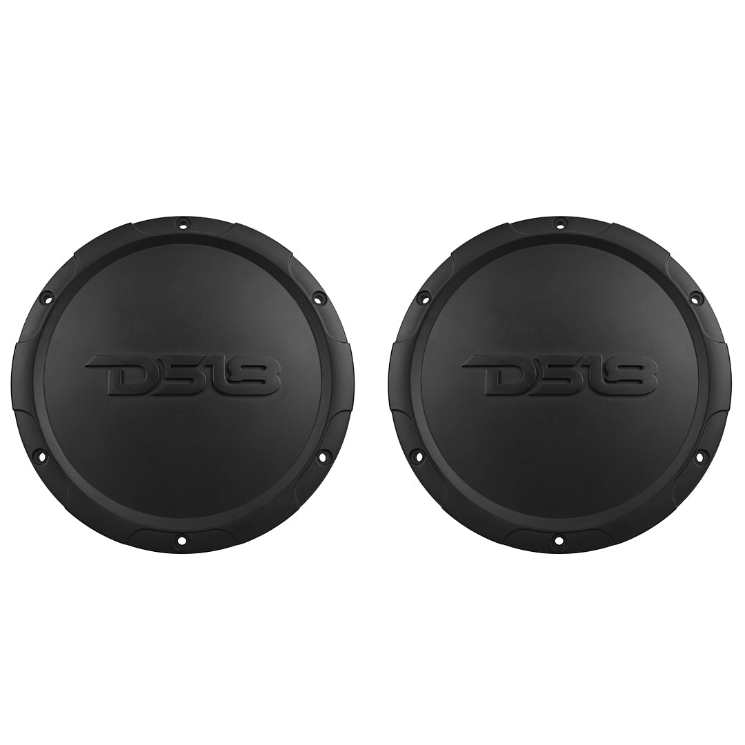 Polaris Slingshot Headrest Empty Enclosure With Digital LED Lights fits 4 x 6.5" Speakers | 2015 - Current - DS18