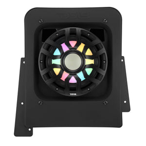 Polaris Slingshot Rear Subwoofer Enclosure Loaded with NXL-IQSUB10/BK and Digital LED Lights | Fits Either Passenger or