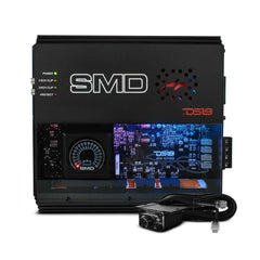 SMD 4-Channel Class AB Amplifier with VM-1 Voltmeter and Digital LED Lights 4 x 200W at 2-ohm - Steve Meade Designs - DS18
