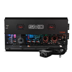 SMD Monoblock Amplifier with VM-1 Voltmeter and Digital LED Lights 5000W RMS at 1-ohm - Steve Meade Designs - DS18