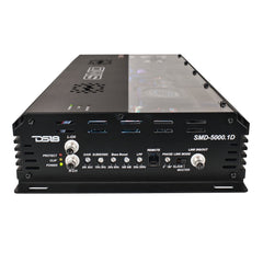 SMD Monoblock Amplifier with VM-1 Voltmeter and Digital LED Lights 5000W RMS at 1-ohm - Steve Meade Designs - DS18