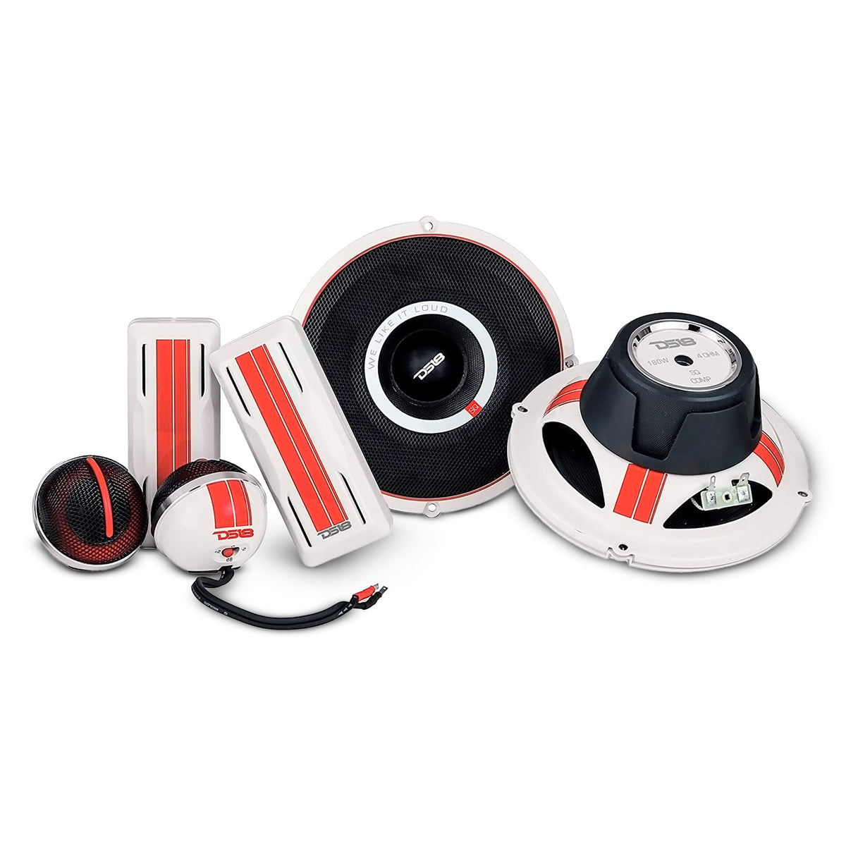 DS18 SQCOMP 6.5" 2 Way Coaxial Speaker - DS18