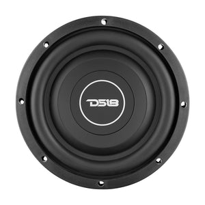 SRW Shallow-Mount 8" Subwoofer 150 Watts Rms DVC 4-Ohm - DS18
