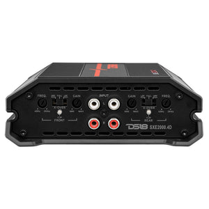 SXE Class D 4-Channel Amplifier 4 x 100 Watts RMS @ 4-Ohm 2000 Watts - DS18