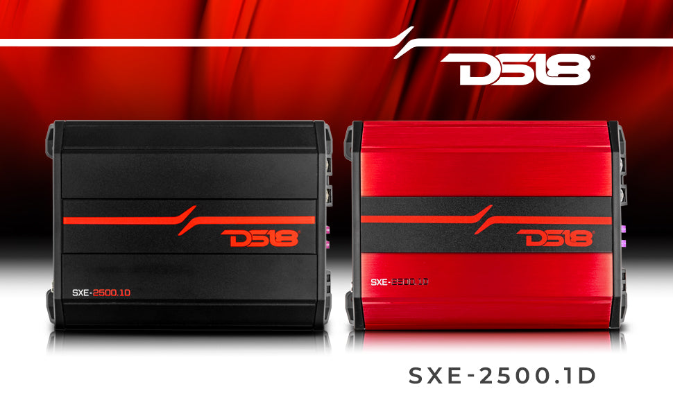 SXE Class D 1-Channel Amplifier 1 x 800 Watts RMS @ 1-Ohm 2500 Watts - DS18