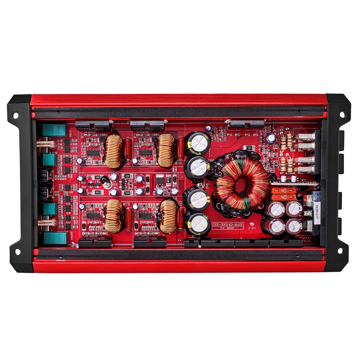 SXE Class D 4-Channel Full-Range Amplifier 4 x 200 RMS @ 4-Ohm 3000 Watts - DS18