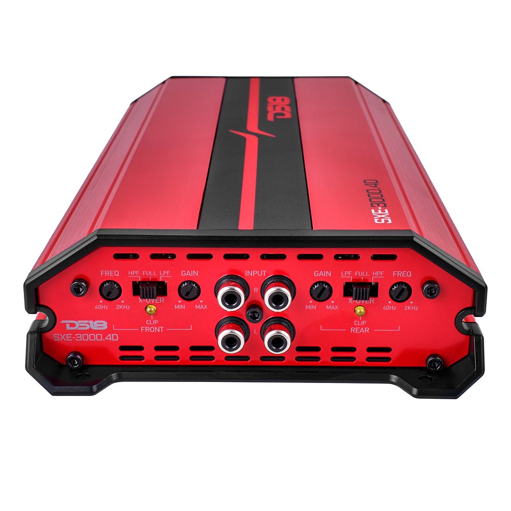 SXE Class D 4-Channel Full-Range Amplifier 4 x 200 RMS @ 4-Ohm 3000 Watts - DS18