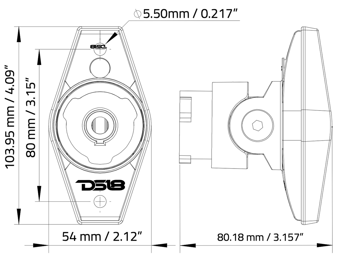 Tube Mounting Bracket for NXL-X and CF-X Towers - DS18