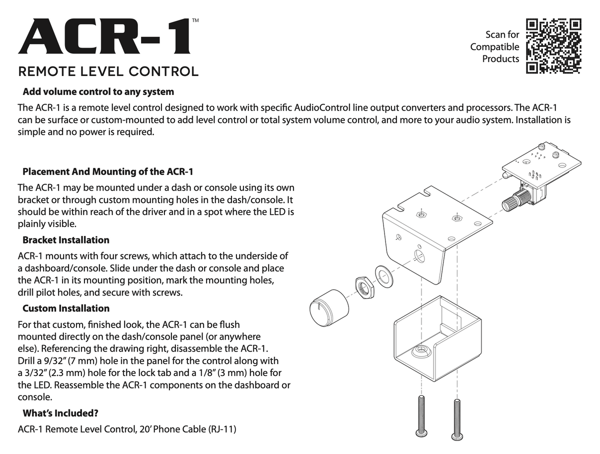ACR-1 Dash Remote