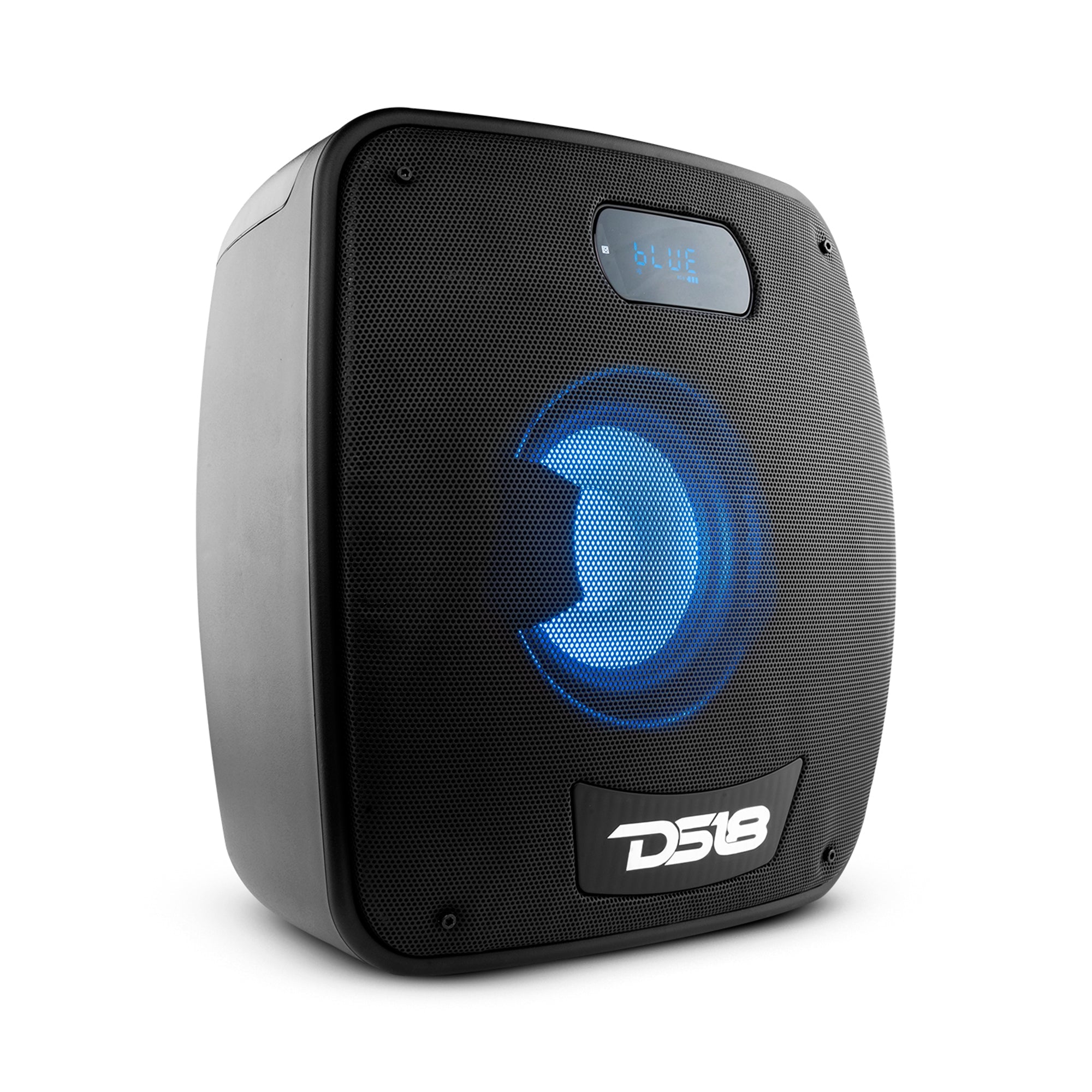 TLV 6.5" Amplified With Battery Self Powered Party Speaker With RGB LED Lights Bluetooth and TWS 200 Watts - DS18