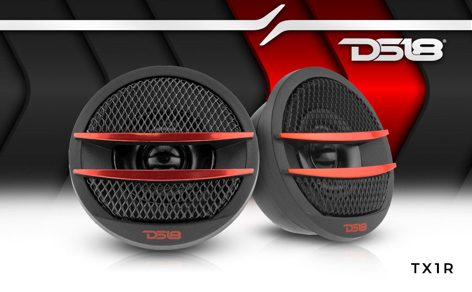 TX1 2" PEI Dome Ferrite Tweeter 0.5" VC 200 Watts - DS18