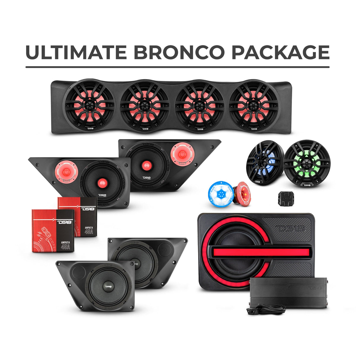 Ultimate Bronco Audio Package - DS18