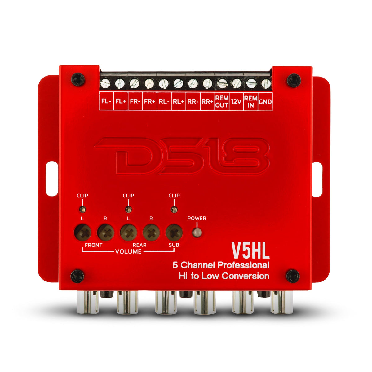 Hi/Lo Converter 5-Channel with 12 Volt Trigger Output (Remote out) - DS18