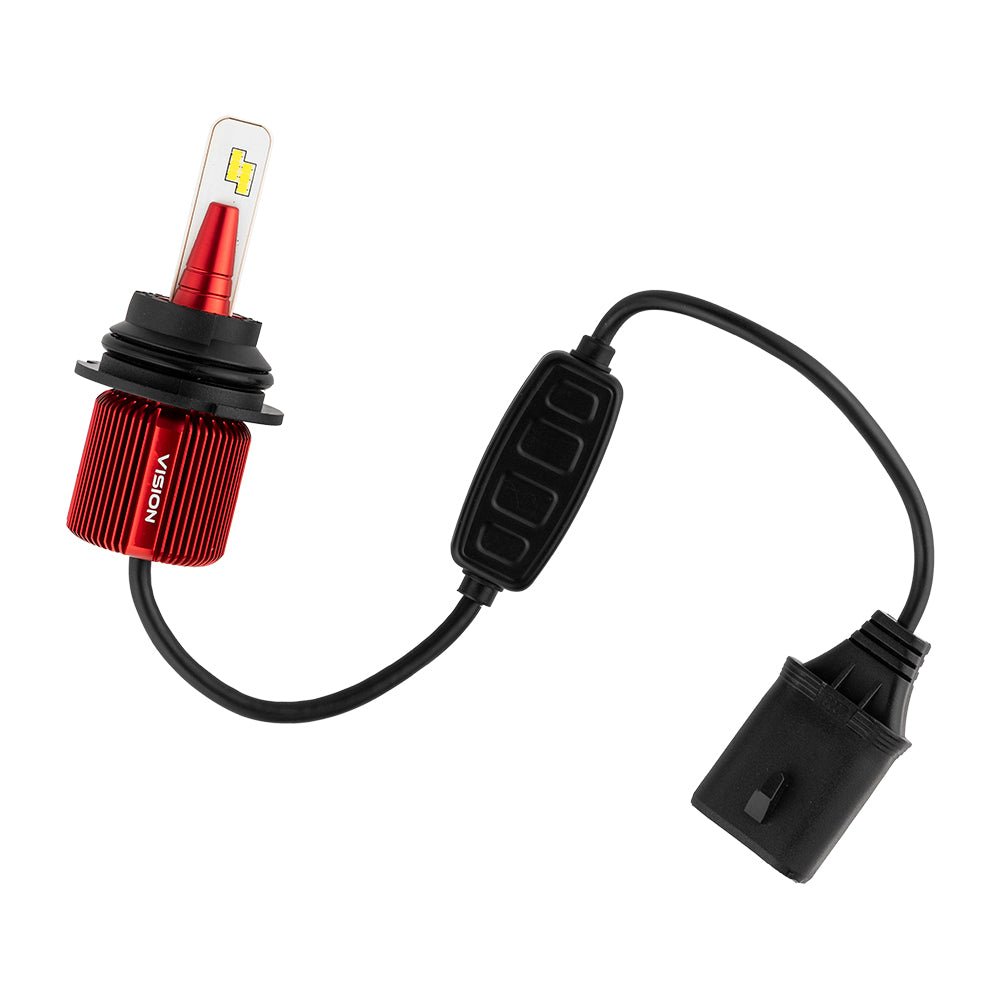 VISION 9007 High/Low CSP LED Conversion Kit 6500K White 8000/5000 Lumens 50/30 Watts - DS18