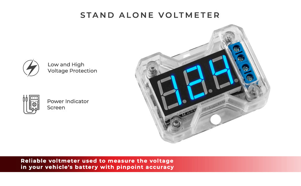 Stand Alone Volt Meter - DS18