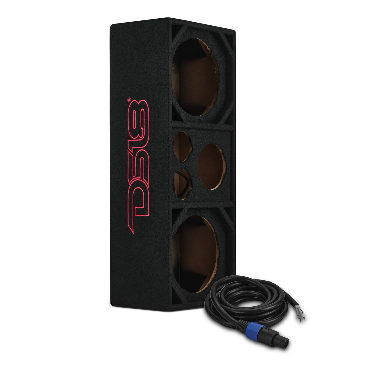 Dual 10” + Dual 4” Tweeter + 2” Driver Ported Empty Voceteo Enclosure | Speakon-Ready - DS18