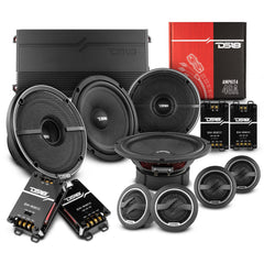 DS18 2006-2020 Honda Civic Front and Back Doors Sedan Speakers Better Upgrade/Replacement Package 1600 Watts - DS18