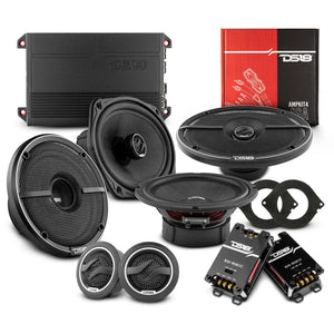 DS18 2012-2021 RAM 3500 Crew and Quad Cab Front and Back Doors Speakers Better Upgrade/Replacement Package 1600 Watts - DS18