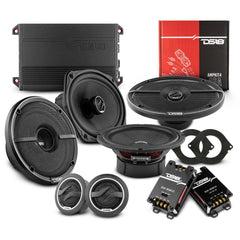 DS18 2012-2021 RAM 3500 Crew and Quad Cab Front and Back Doors Speakers Better Upgrade/Replacement Package 1600 Watts - DS18
