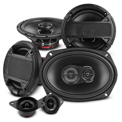 DS18 2005-2021 Toyota Tacoma Double and Access Cab Front and Back Doors Speakers Good Upgrade/Replacement Package - DS18