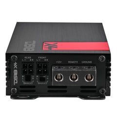 X 4-Channel Ultra Compact Class D Amplifier 4 x 70 Watts Rms @ 4-ohm - DS18