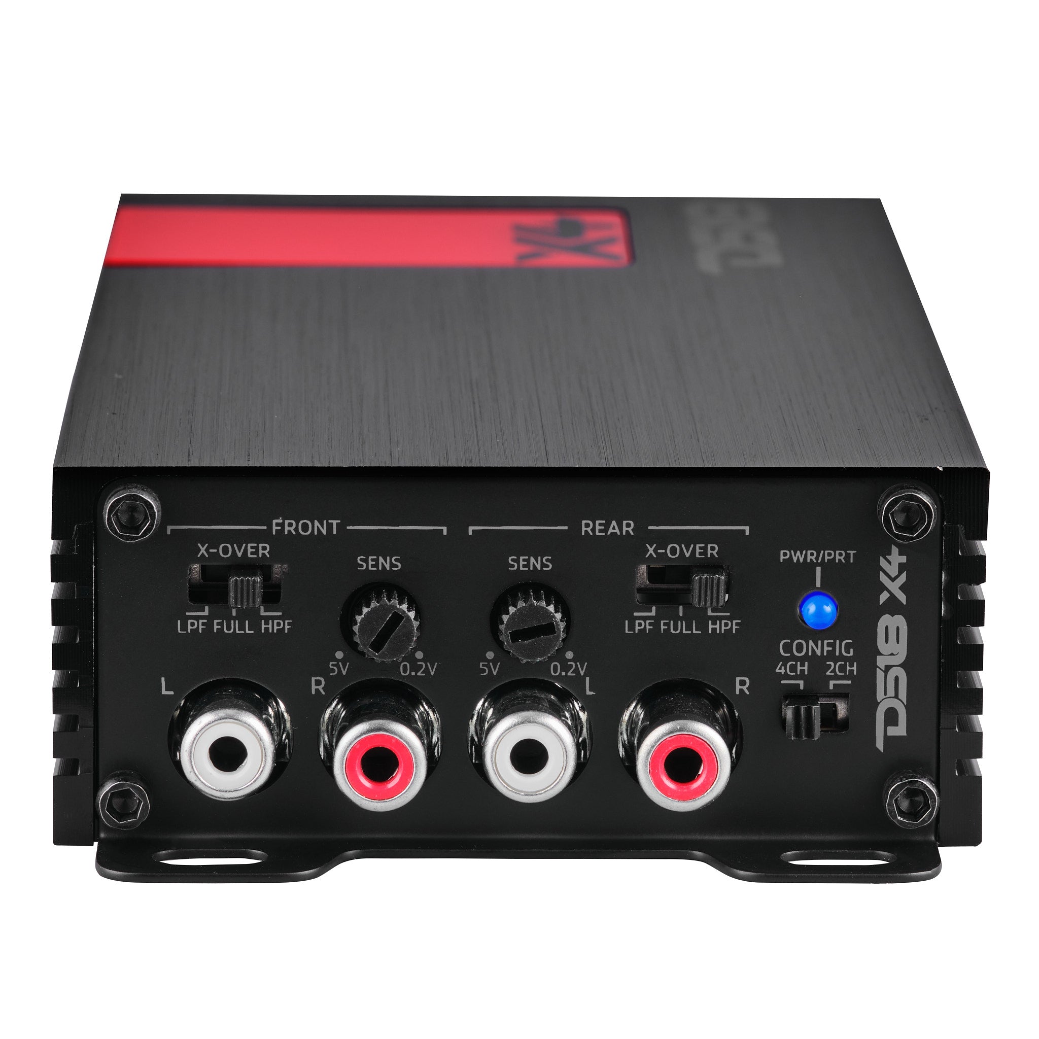 X 4-Channel Ultra Compact Class D Amplifier 4 x 70 Watts Rms @ 4-ohm - DS18