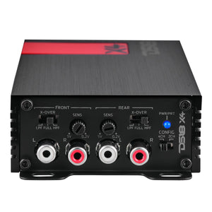 X 4-Channel Ultra Compact Class D Amplifier 4 x 70 Watts Rms @ 4-ohm - DS18