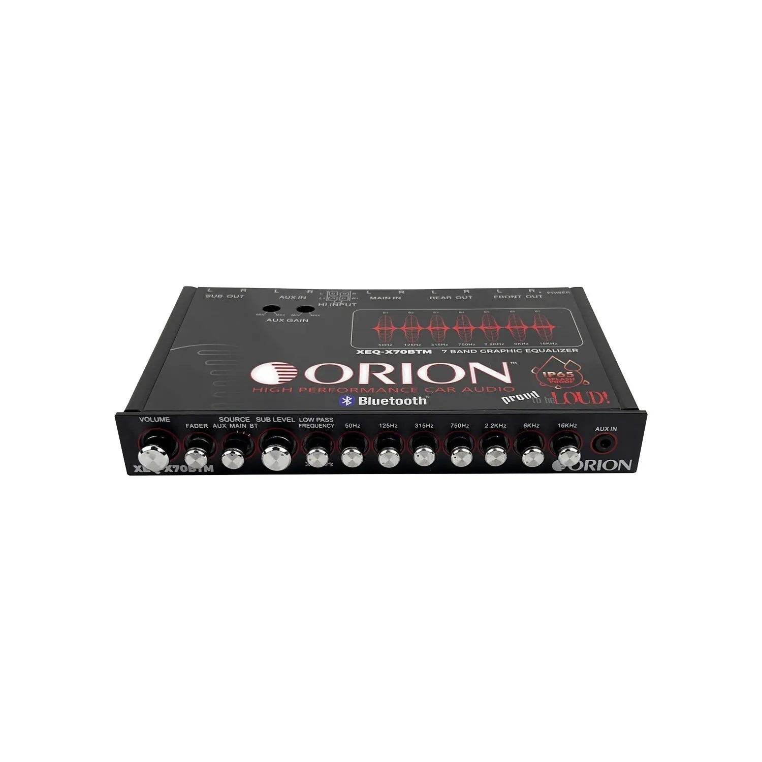 XEQ-X70BTM - 7-BAND GRAPHIC EQUALIZER