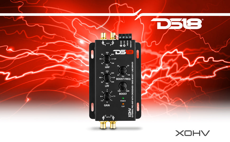 Pre-Amp With Crossover For High Volt Amplifier - DS18