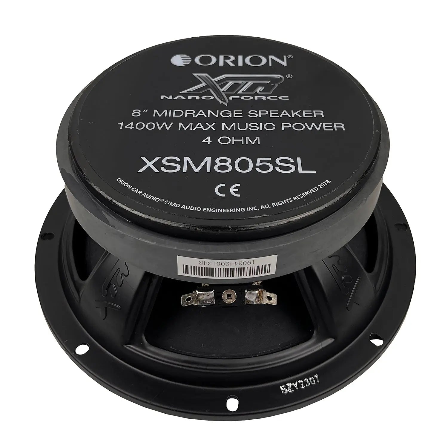 XSM805SL - 8 inch 4 Ohm Slim Ultra Efficient Midrange Speaker