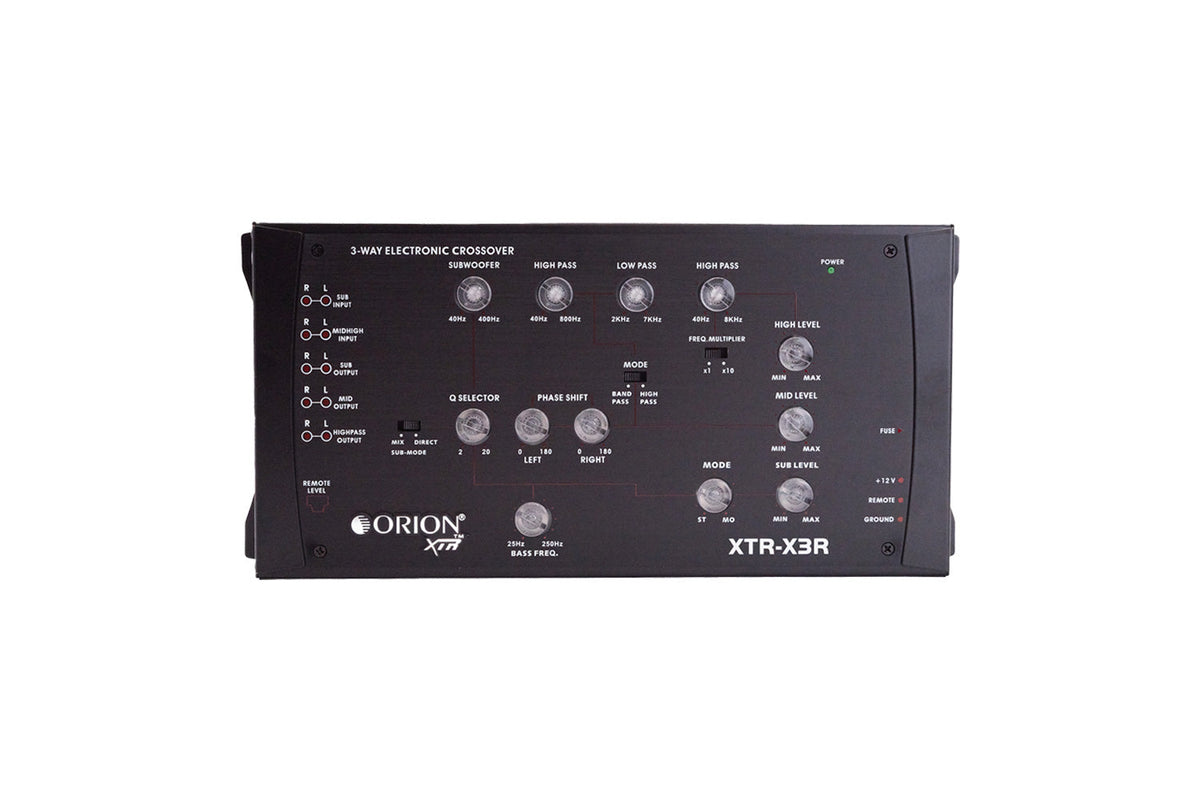 XTR-X3R - 3-Way Electronic Crossover