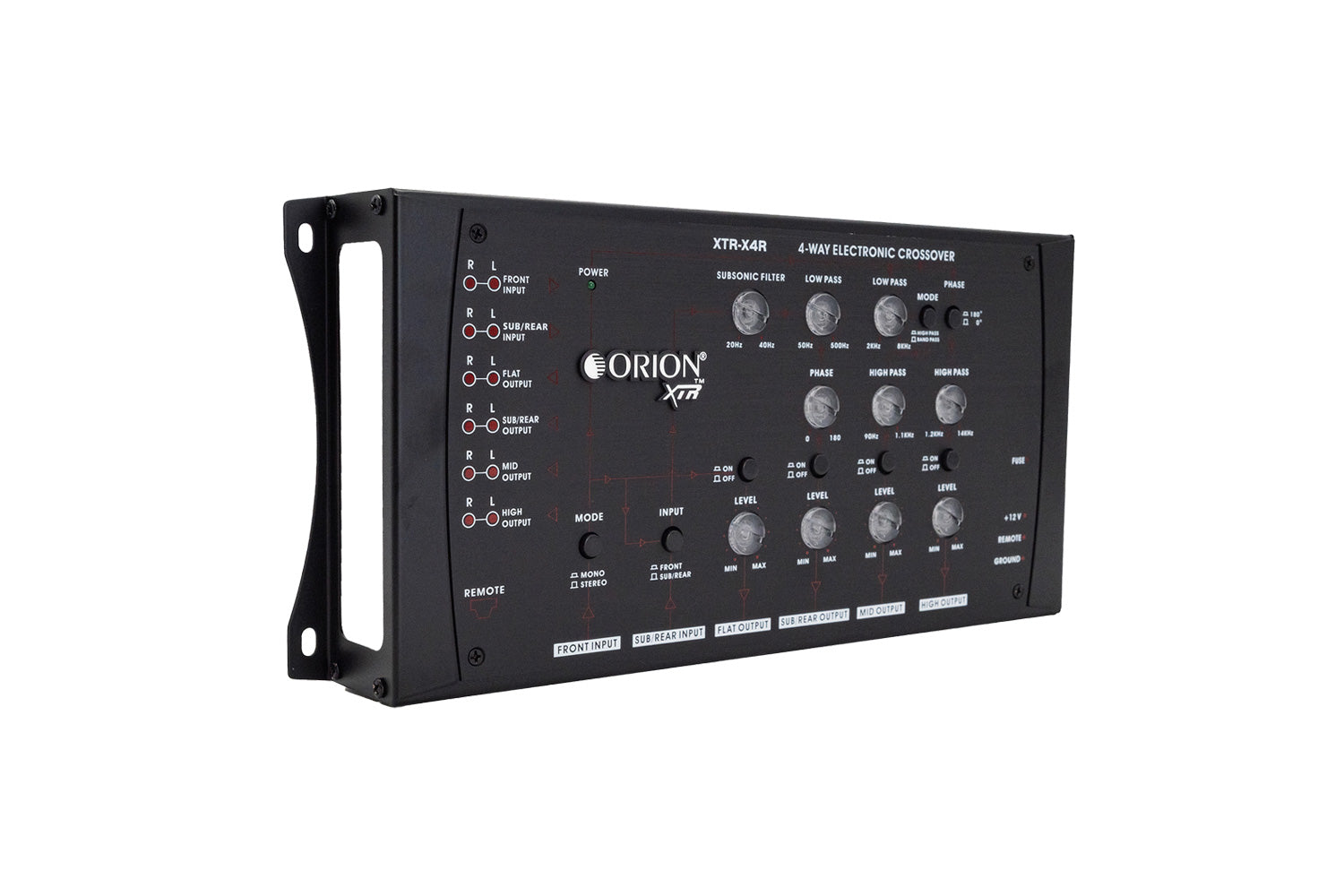 XTR-X4R - 4-Way Electronic Crossover