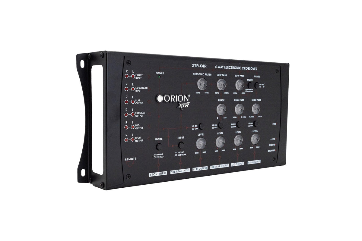 XTR-X4R - 4-Way Electronic Crossover