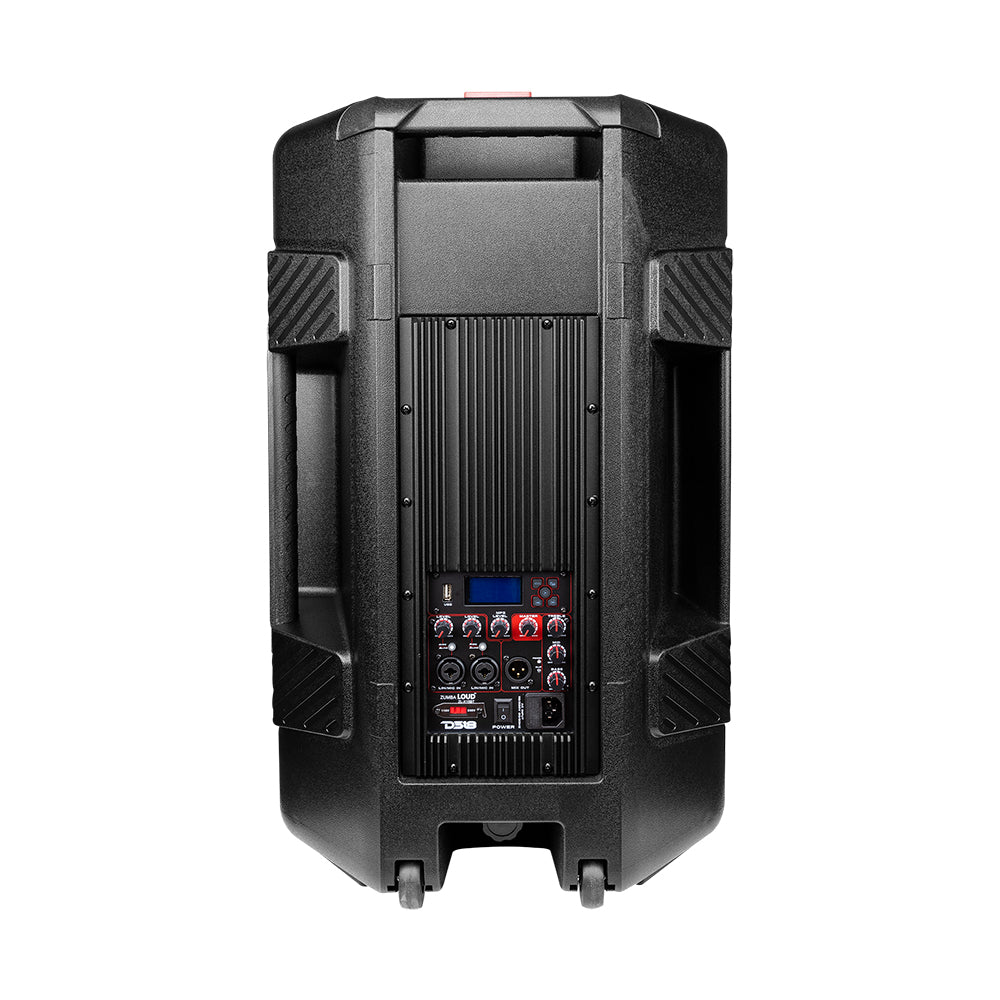 ZUMBA LOUD 15" High-Powered Amplified Professional Speaker System With Bluetooth and TWS 1000 Watts - DS18