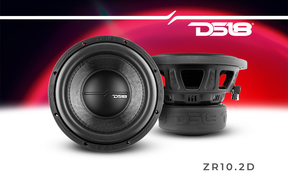 ZR 10" Subwoofer 700 Watts Rms DVC 2-Ohm - DS18