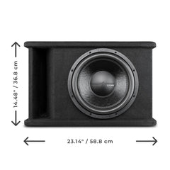 12" Loaded Subwoofer Ported Enclosure With ZR12.2D 800 Watts Rms - DS18