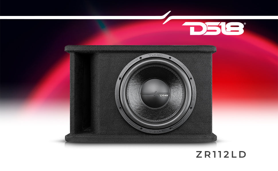 12" Loaded Subwoofer Ported Enclosure With ZR12.2D 800 Watts Rms - DS18