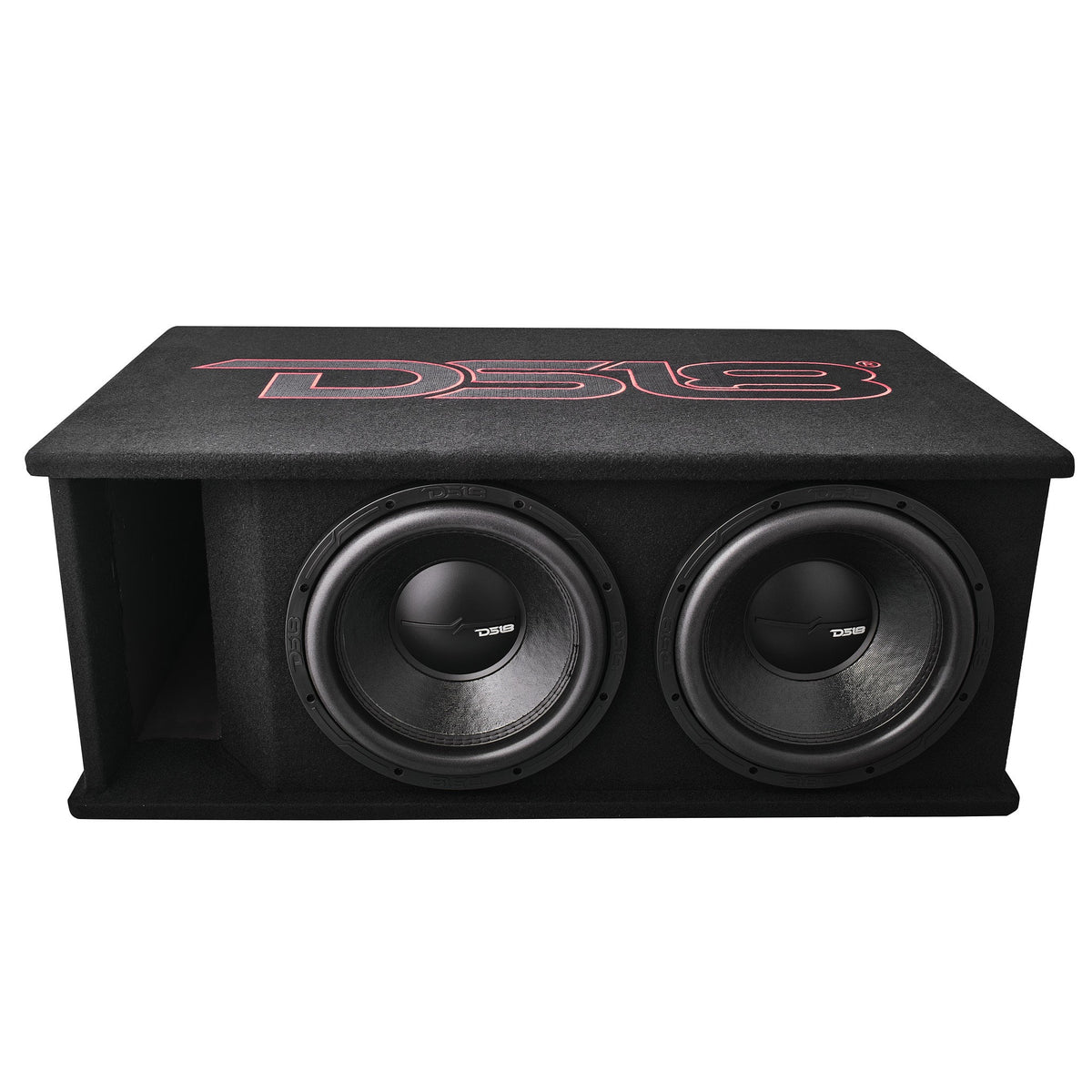 Dual 12" Loaded Subwoofer Ported Enclosure With ZR12.2 1600 Watts Rms - DS18