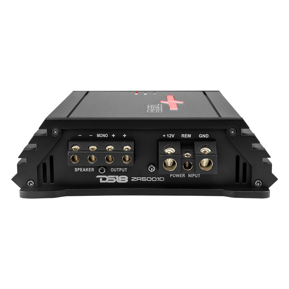 ZR 1-Channel Class D Amplifier 500 Watts Rms @ 1-Ohm - DS18