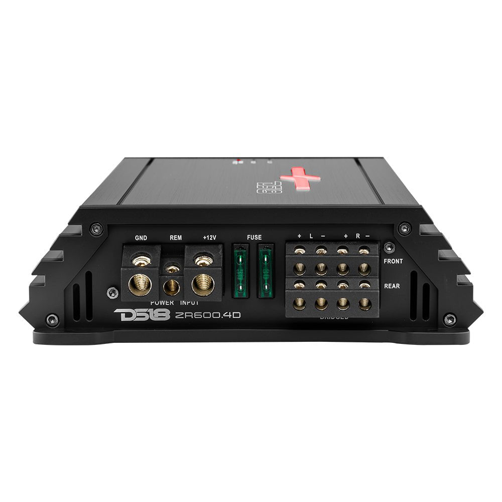ZR 4-Channel Class D Amplifier 4 x 150 Watts Rms @ 4-ohm - DS18