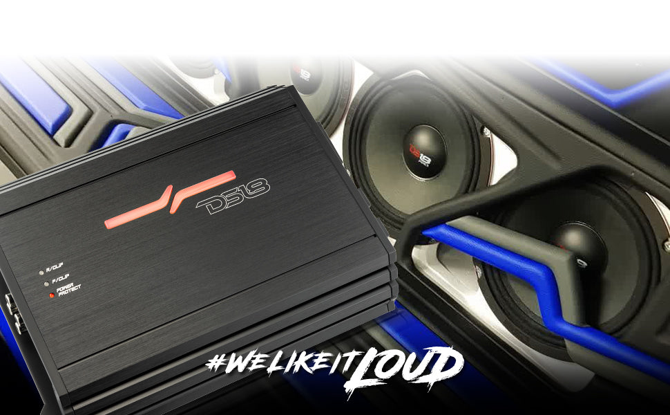 ZR 4-Channel Class D Amplifier 4 x 150 Watts Rms @ 4-ohm - DS18