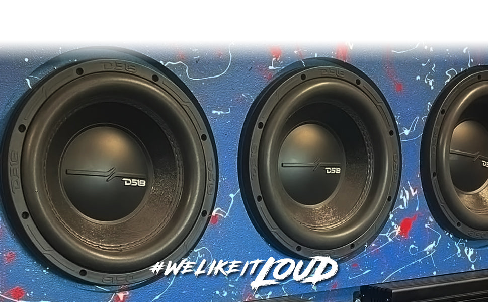 ZR 8" Subwoofer 450 Watts Rms DVC 4-Ohm - DS18