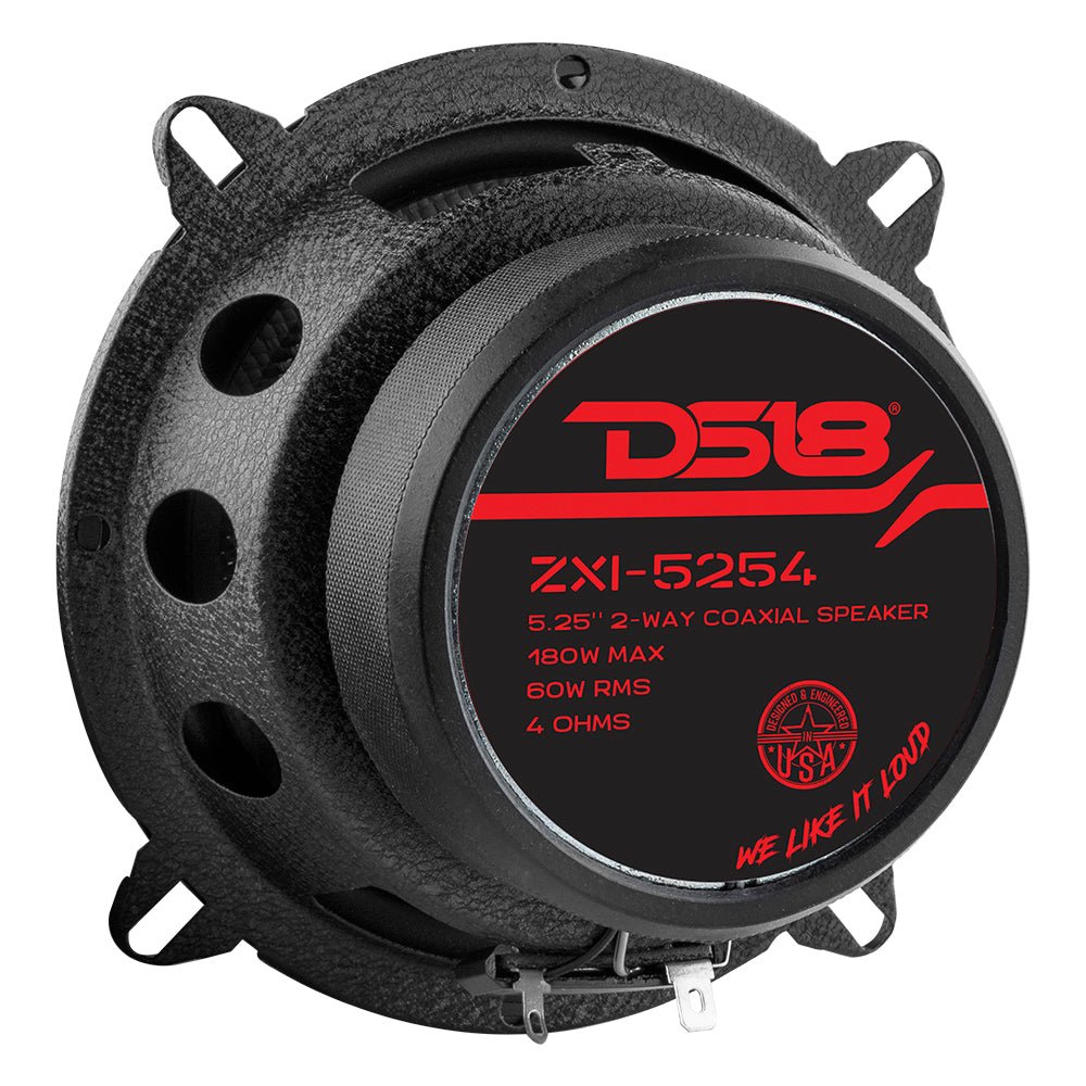 ZXI 5.25" 2-Way Coaxial Speakers with Kevlar Cone | 60 Watts RMS 4-Ohm - DS18