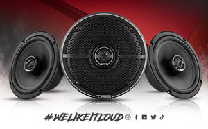 ZXI 6.5" 2-Way Coaxial Speakers with Kevlar Cone | 80W RMS 4-Ohm - DS18