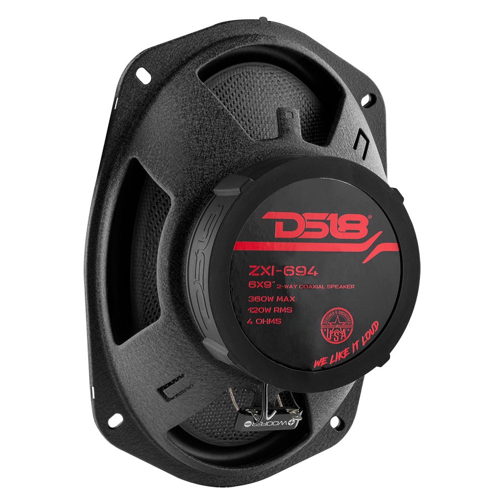 ZXi 6x9" 2-Way Coaxial Speakers with Kevlar Cone | 120W RMS 4-Ohm - DS18